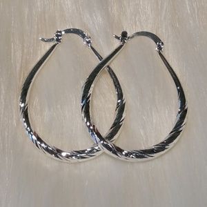 Silver Dangle Earrings NWOT